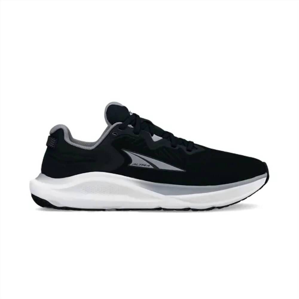 NEW ALTRA women's paradigm 8 running shoes in black/white
